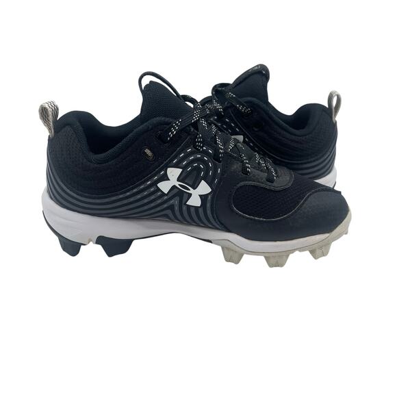 Under Armour UA Glyde RM Baseball Softball Cleats Black White Unisex Toddler 13 - Picture 5 of 8